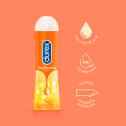 Durex Play Warming Lube 100ml – Water-Based Personal Lubricant