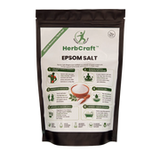 HerbCraft Epsom Salt 250g – Muscle Recovery & Bath Salt, Magnesium Sulfate, Relieves Soreness, Reduces Stress & Promotes Relaxation – Halal Certified – Available at docxora.com Pakistan
