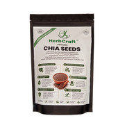 HerbCraft Organic Chia Seeds 250g – Supports Heart Health, Digestion & Weight Management – 100% Organic, Halal Certified – Available at docxora.com Pakistan
