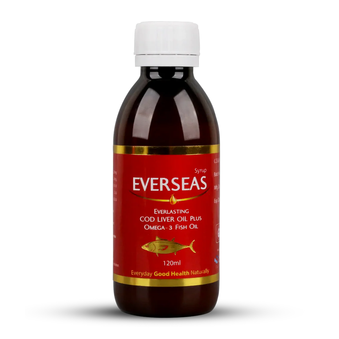 SOIS LIFE EVERSEAS COD LIVER OIL SYP, 120 ML