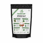 HerbCraft Epsom Salt 250g – Muscle Recovery & Bath Salt, Magnesium Sulfate, Relieves Soreness, Reduces Stress & Promotes Relaxation – Halal Certified – Available at docxora.com Pakistan