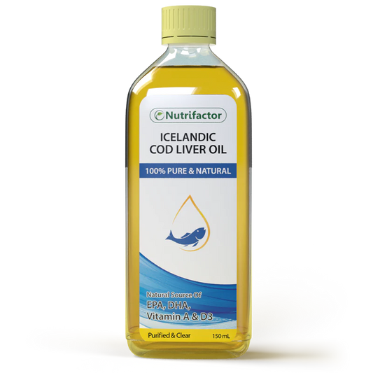 NUTRIFACTOR ICELANDIC COD LIVER OIL 150 ML