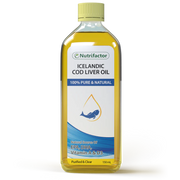 NUTRIFACTOR ICELANDIC COD LIVER OIL 150 ML