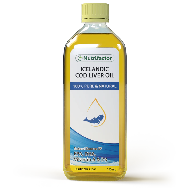 NUTRIFACTOR ICELANDIC COD LIVER OIL 150 ML