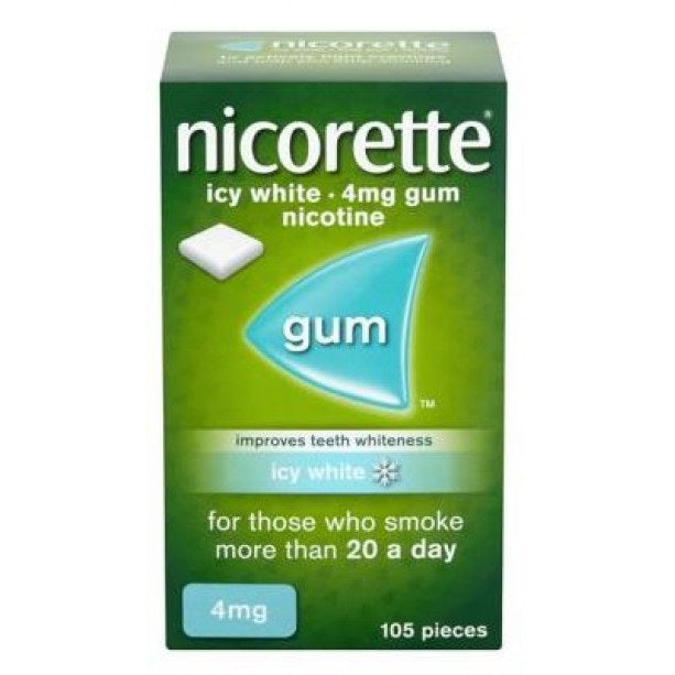 NICORETTE 4 MG ICY WHITE (105 GUMS)