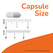 NOW Foods L-Theanine 200mg Capsule Size Reference Chart - Veg Capsule Dimensions - NOW Foods Supplement Capsule Size Guide - Docxora Pakistan
