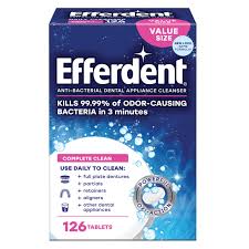 EFFERDENT ANTI BACTERIAL (126 TAB)
