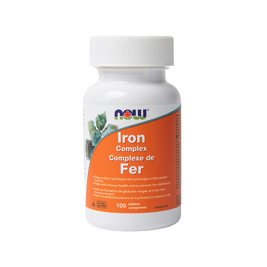 NOW IRON COMPLEX (100 TABLETS)