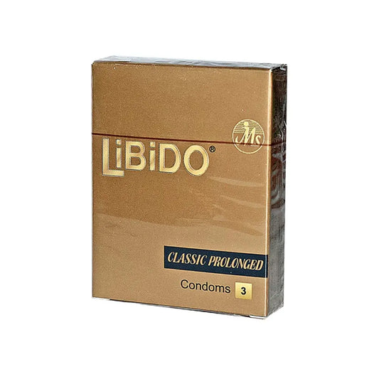 Libido - Classic Prolonged (Pack of 3 condoms)