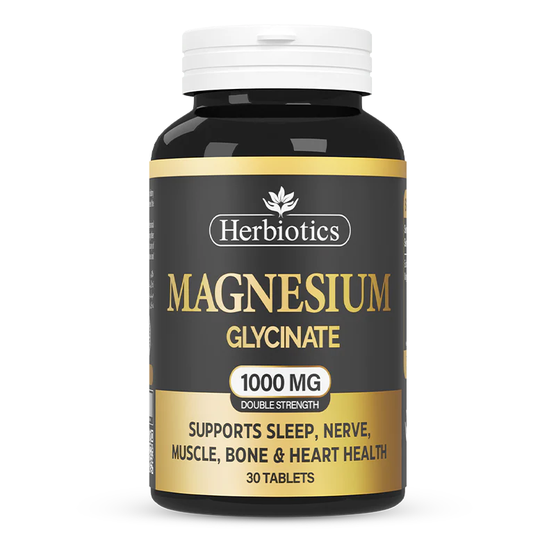 HERBIOTICS MAGNESIUM GLYCINATE 1000MG (30 TAB)