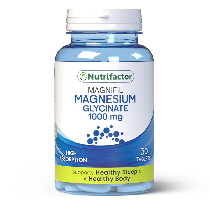 Nutrifactor, Magnesium Glycinate, 1,000 Mg, 30 tablets
