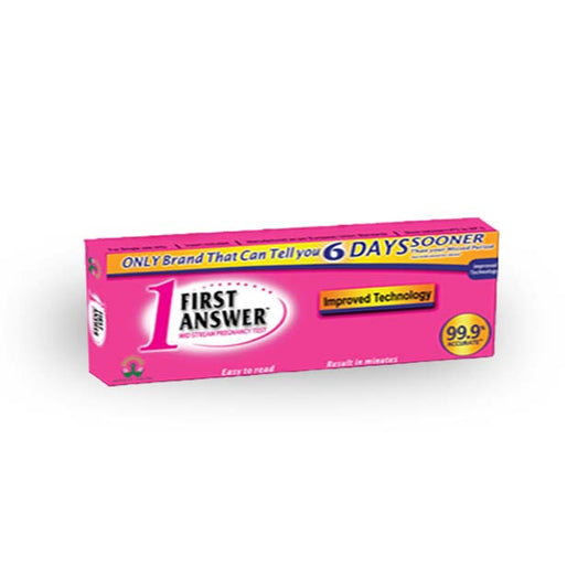 FIRST ANSWER MID STREAM PREGNANCY STRIP