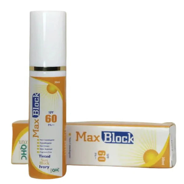 QHC MAX BLOCK SPF 60 SUN BLOCK (30 ML)