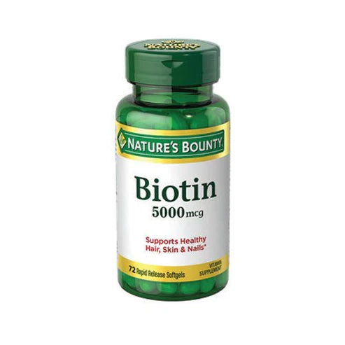 NB BIOTIN 5000MCG (72 SOFTGEL)