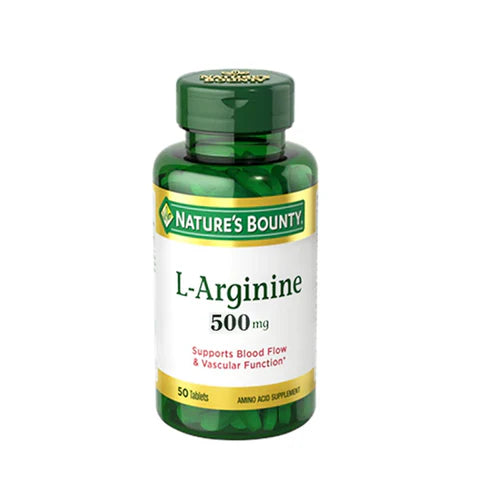 NB L-ARGININE 500MG (50 CAPSULES)