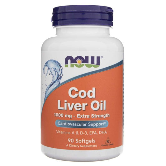 NOW COD LIVER OIL 1000MG (90 SOFTGEL)