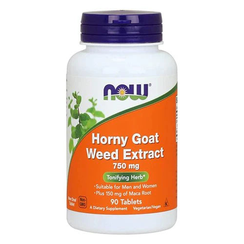 NOW HORNY GOAT WEED EXTRACT 750MG (90 TAB)
