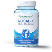 Nutrifactor, Nucal-K, Vitamin D3 & Calcium, 30 Tablets