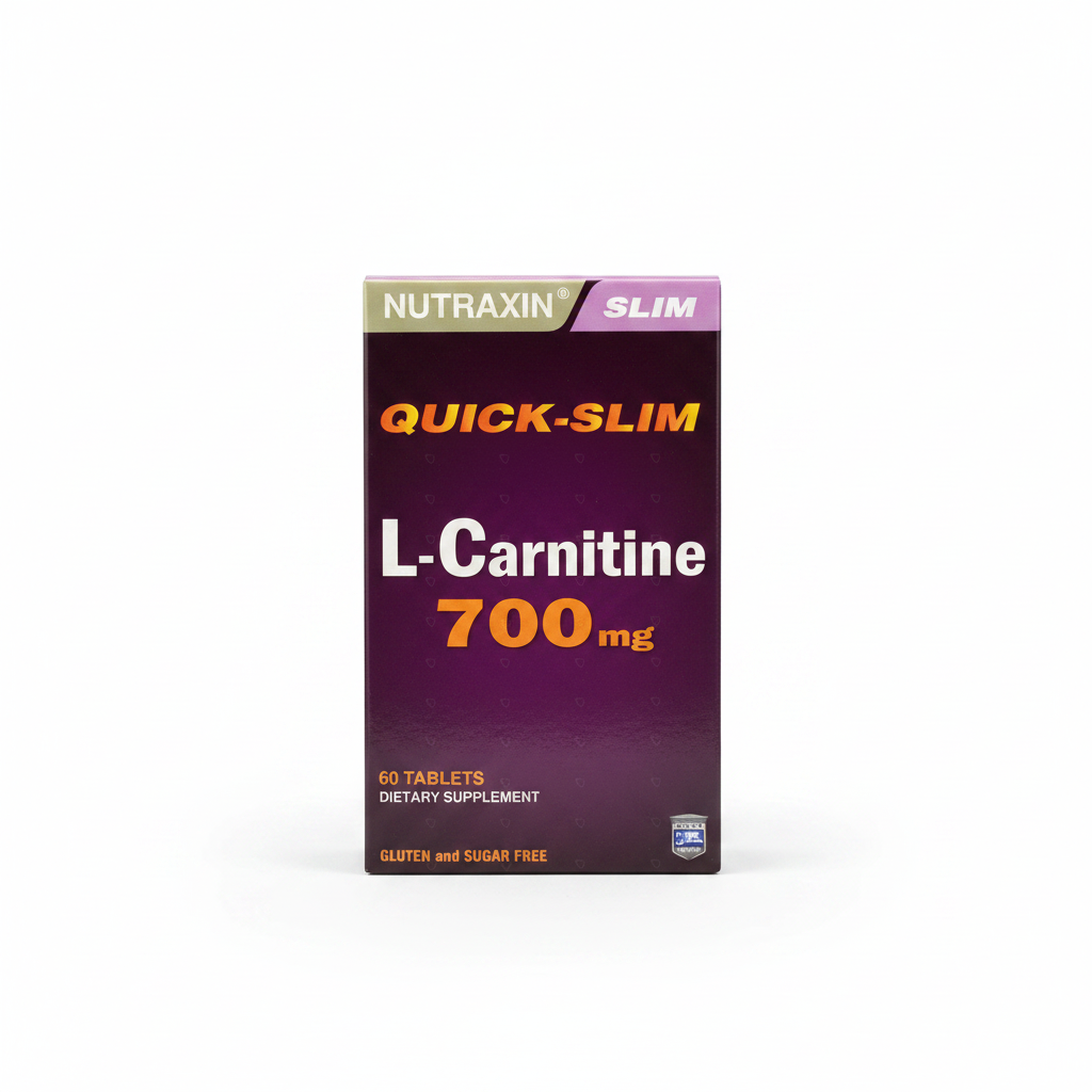 Buy Nutraxin Slim L-Carnitine 700mg 60 Tablets