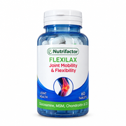 Nutrifactor Flexilax 60-tablet blue bottle with glucosamine, MSM, chondroitin and vitamin D3 – docxora.com Pakistan