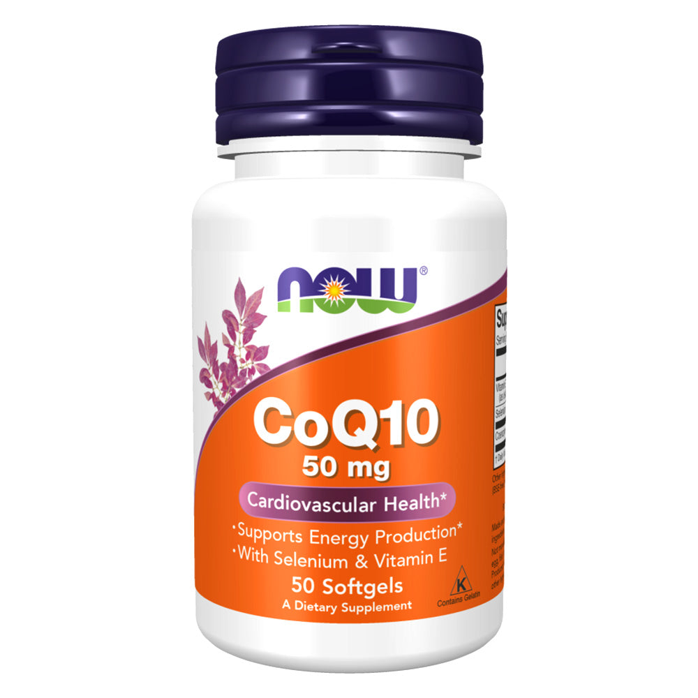 NOW COQ-10 50MG (50 SOFTGELS) Cardiovascular Health*