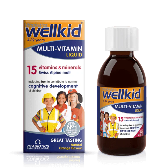 VITABIOTICS WELLKID MULTIVITAMINS SYRUP (4-12 YEARS) (150 ML)