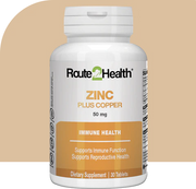 ROUTE 2 HEALTH ZINC + COPPER (30 TAB)