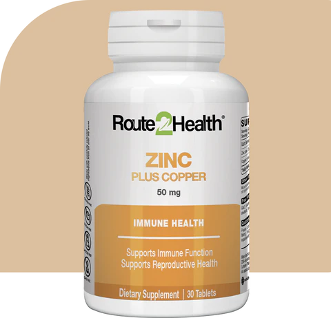 ROUTE 2 HEALTH ZINC + COPPER (30 TAB)
