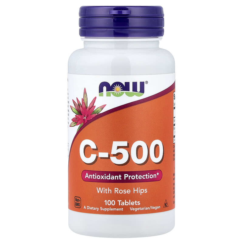 NOW VITAMIN C-500 IMP (100 TAB)
