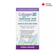 WEBBER NATURALS COLLAGEN 30 WITH HYALURONC ACID (180 TAB)