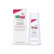 Sebamed Everyday Shampoo for normal to dry hair, box and bottle on white background – docxora.com Pakistan