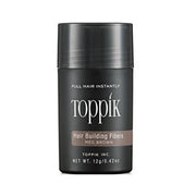TOPPIK HAIR BUILDING FIBERS MEDIUM BROWN (12 GM)