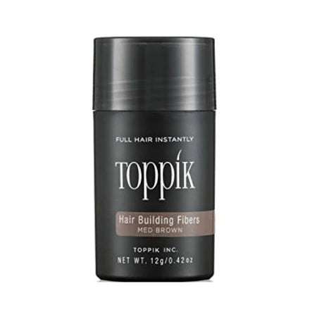 TOPPIK HAIR BUILDING FIBERS MEDIUM BROWN (12 GM)