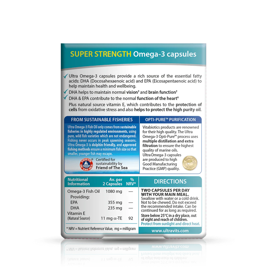 VITABIOTICS ULTRA OMEGA-3 (60 CAP)
