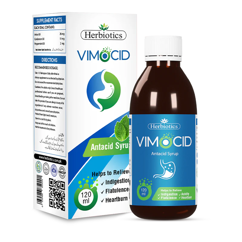 HB VIMOCID ANTACID SYRUP (120 ML)