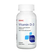 GNC | Vitamin D3 25mcg (1000 IU) | Dietary Supplement | 180 Tablets