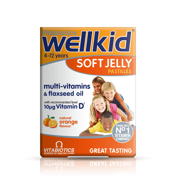VITABIOTICS WELLKID SOFT JELLY 4 TO 12 YEARS (30 JELLY)