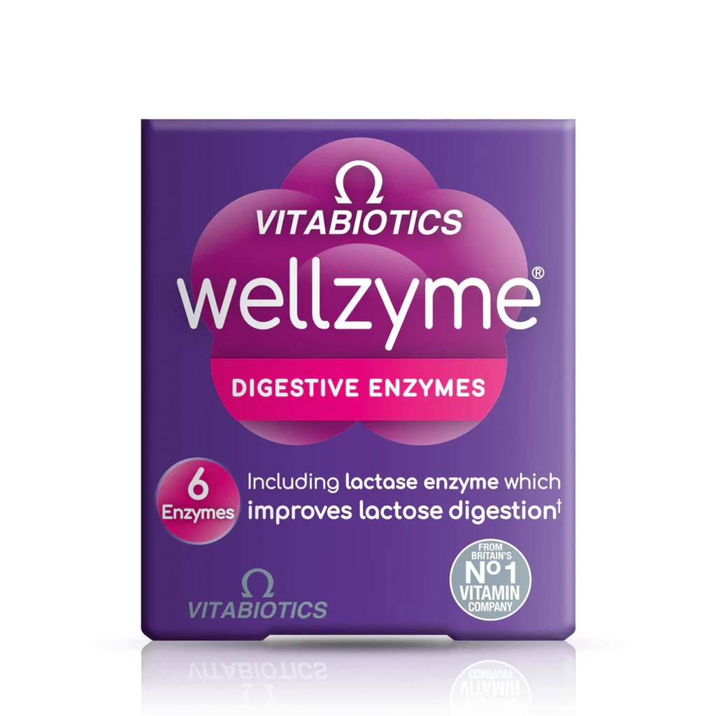 VITABIOTICS WELLZYME DIGESTIVE ENZYMES