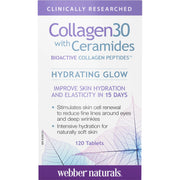 WEBBER NATURALS COLLAGEN 30 WITH CERAMIDES HYDRATING GLOW (120 TAB)